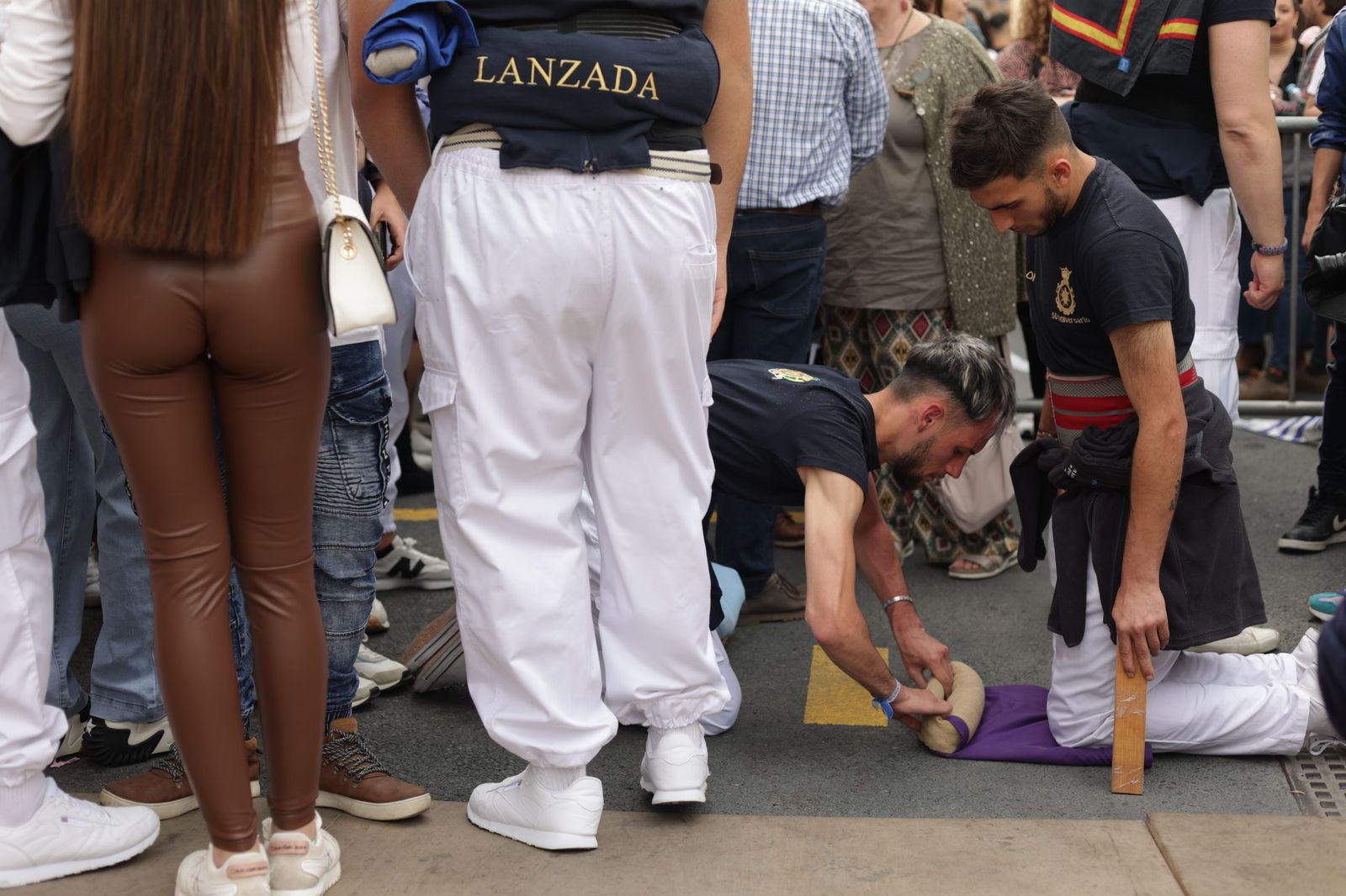 Martes Santo: la Hermandad de La Lanzada en imágenes