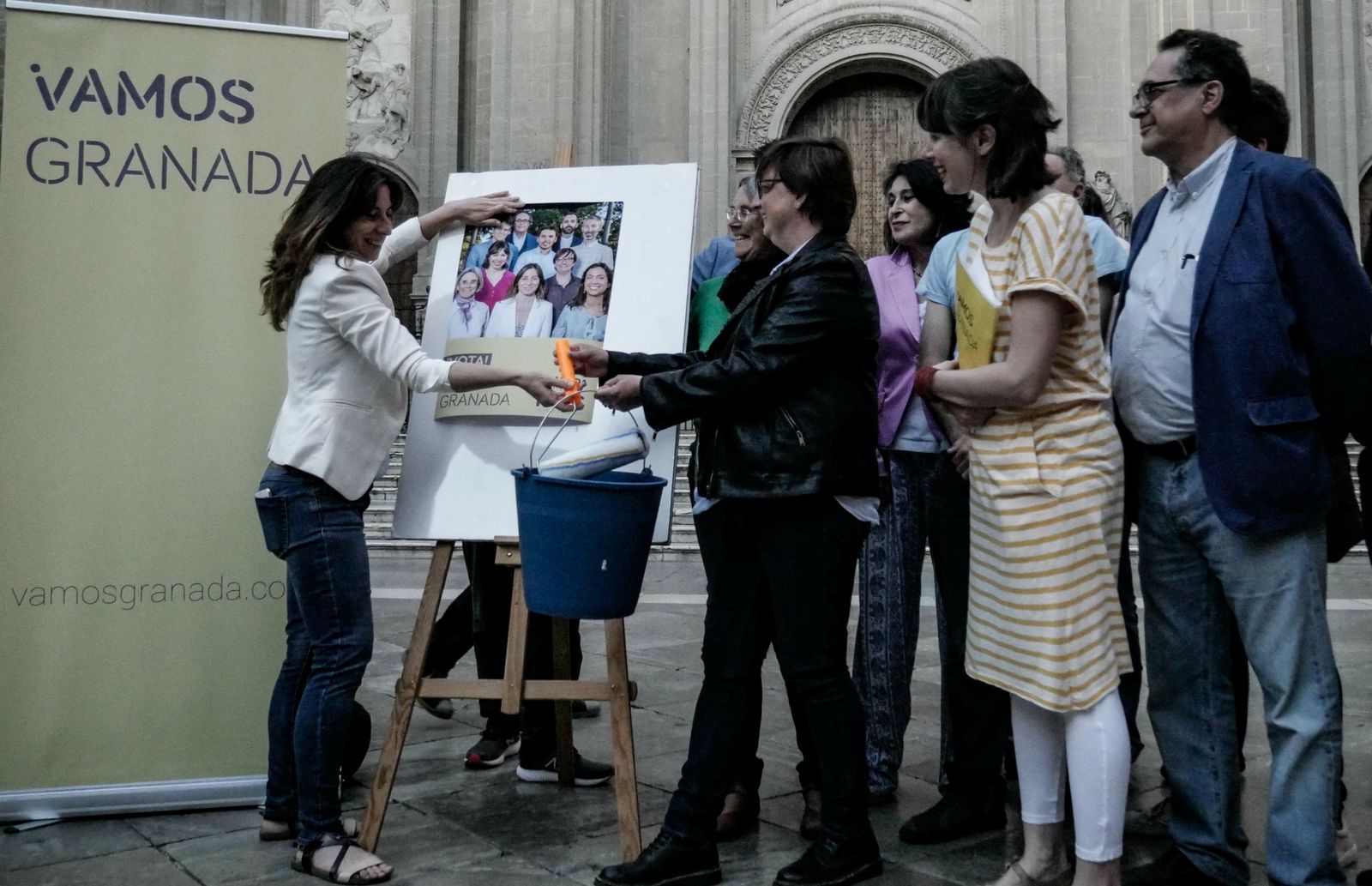 Las imágenes del inicio de campaña de Vamos Granada