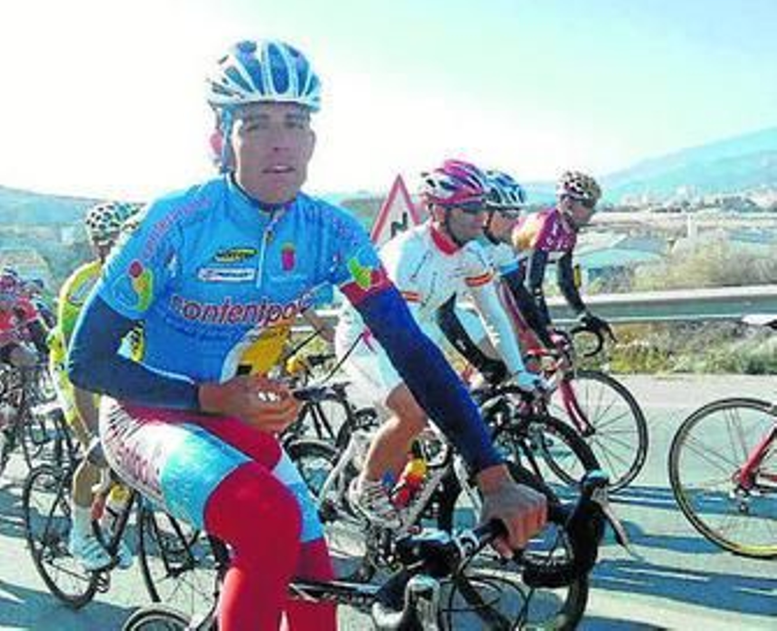 Jesús Buendía, en su etapa como corredor en el Contentpolis-Murcia.