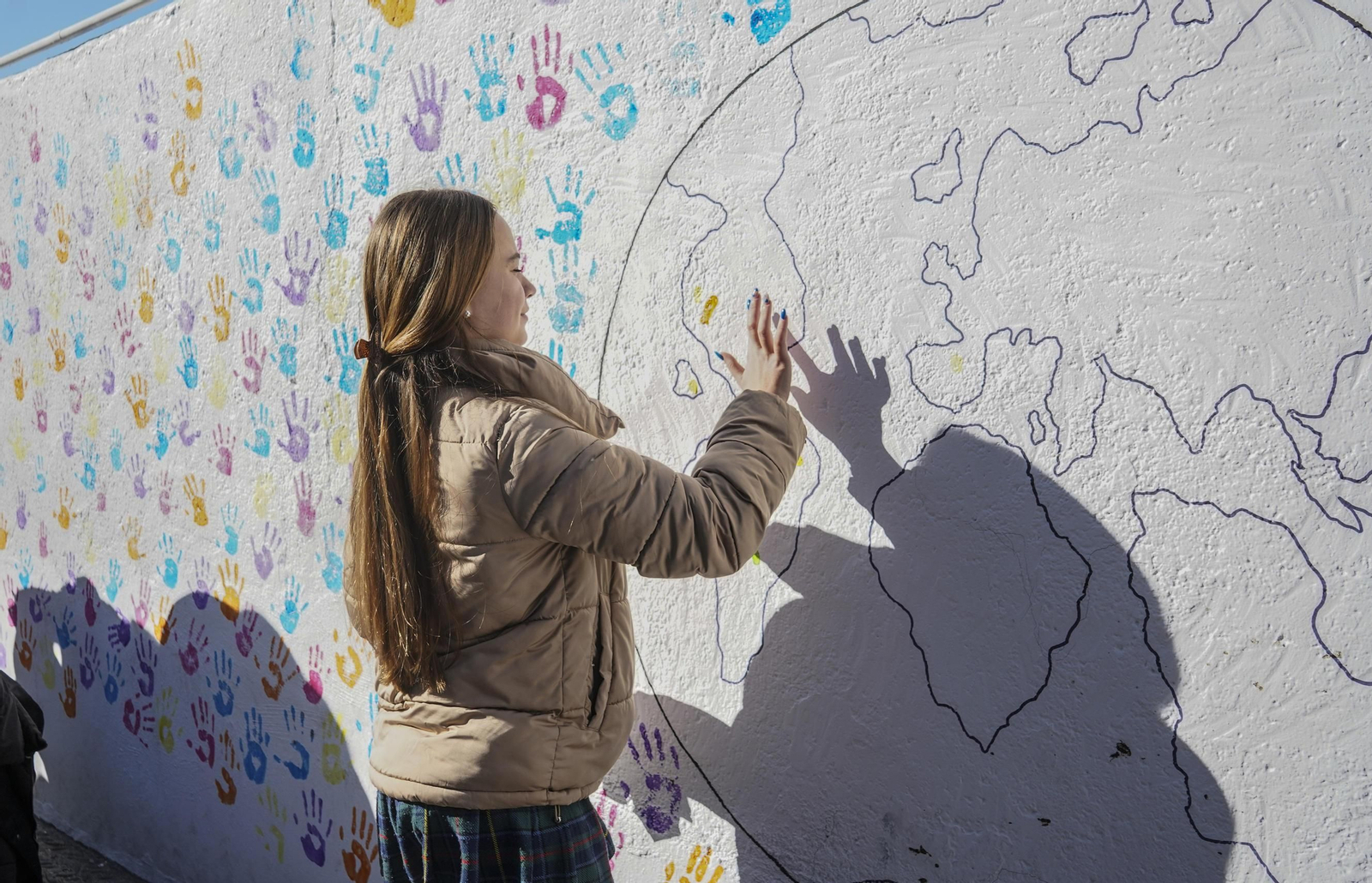 Imagen de archivo de la celebración del Día de la Paz en un colegio andaluz