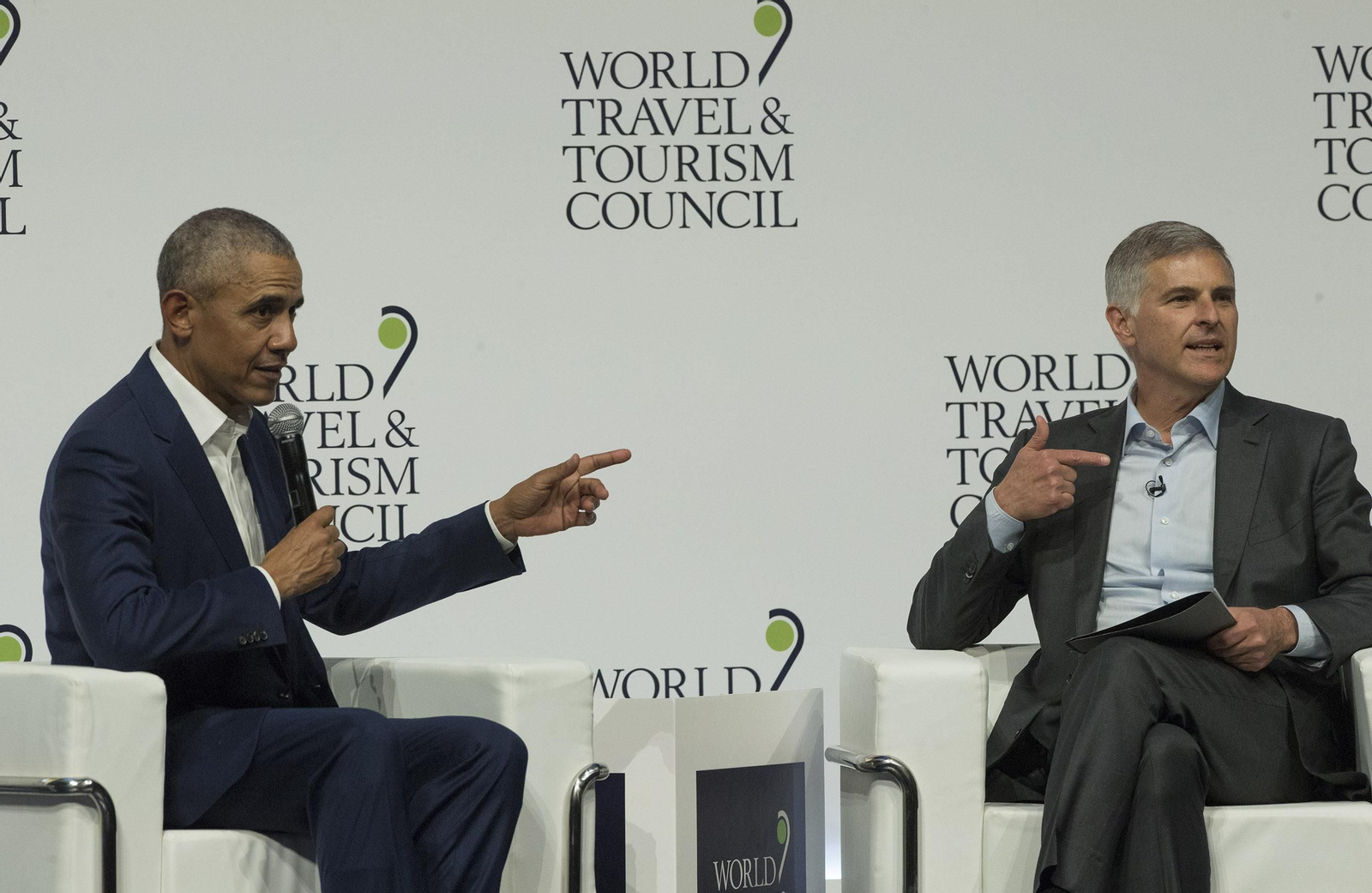 Los mejores momentos de Barack Obama, en la WTTC 2019