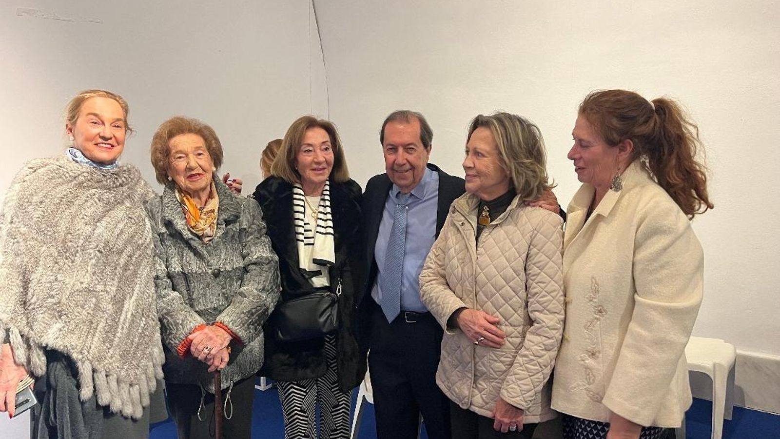 Terete Ramos, Teresa Grosso, Yaye Domínguez, José Ignacio Fernández-Pujol, Dolo Domínguez y Yaye Rodríguez.