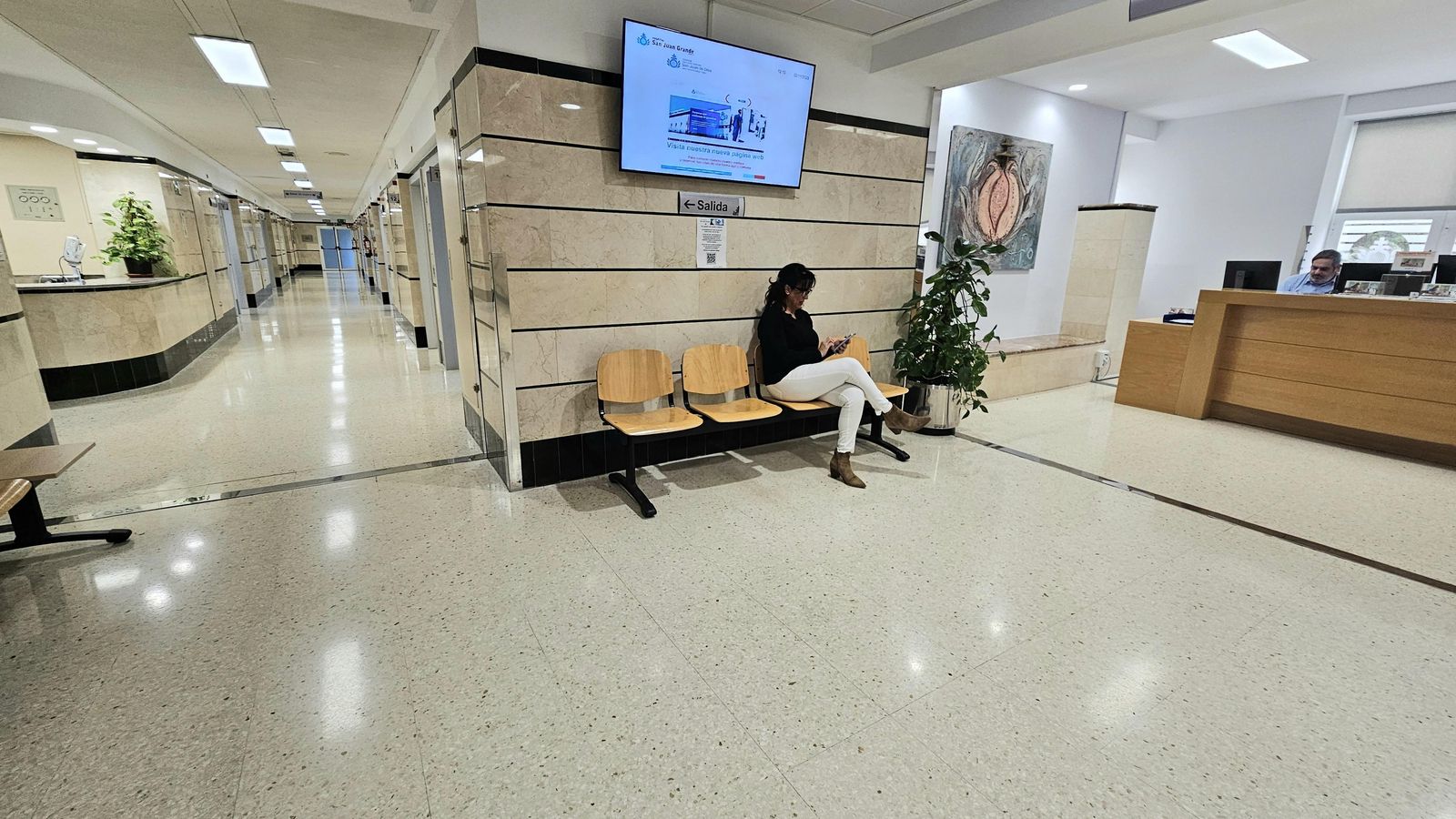 Nueva zona de consultas externas de San Juan Grande.