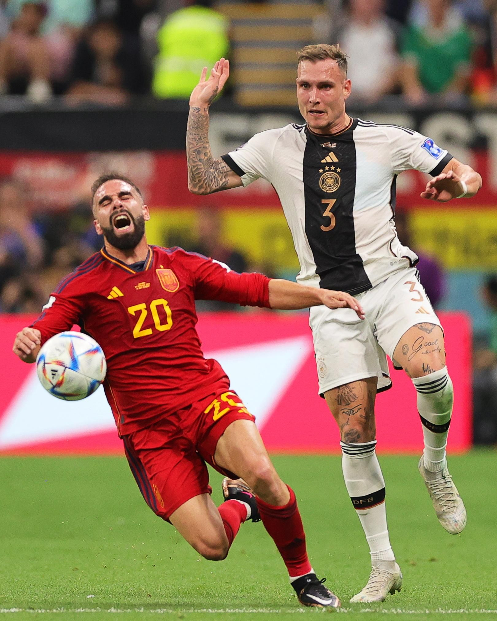 Las fotos del España-Alemania del Mundial de Qatar