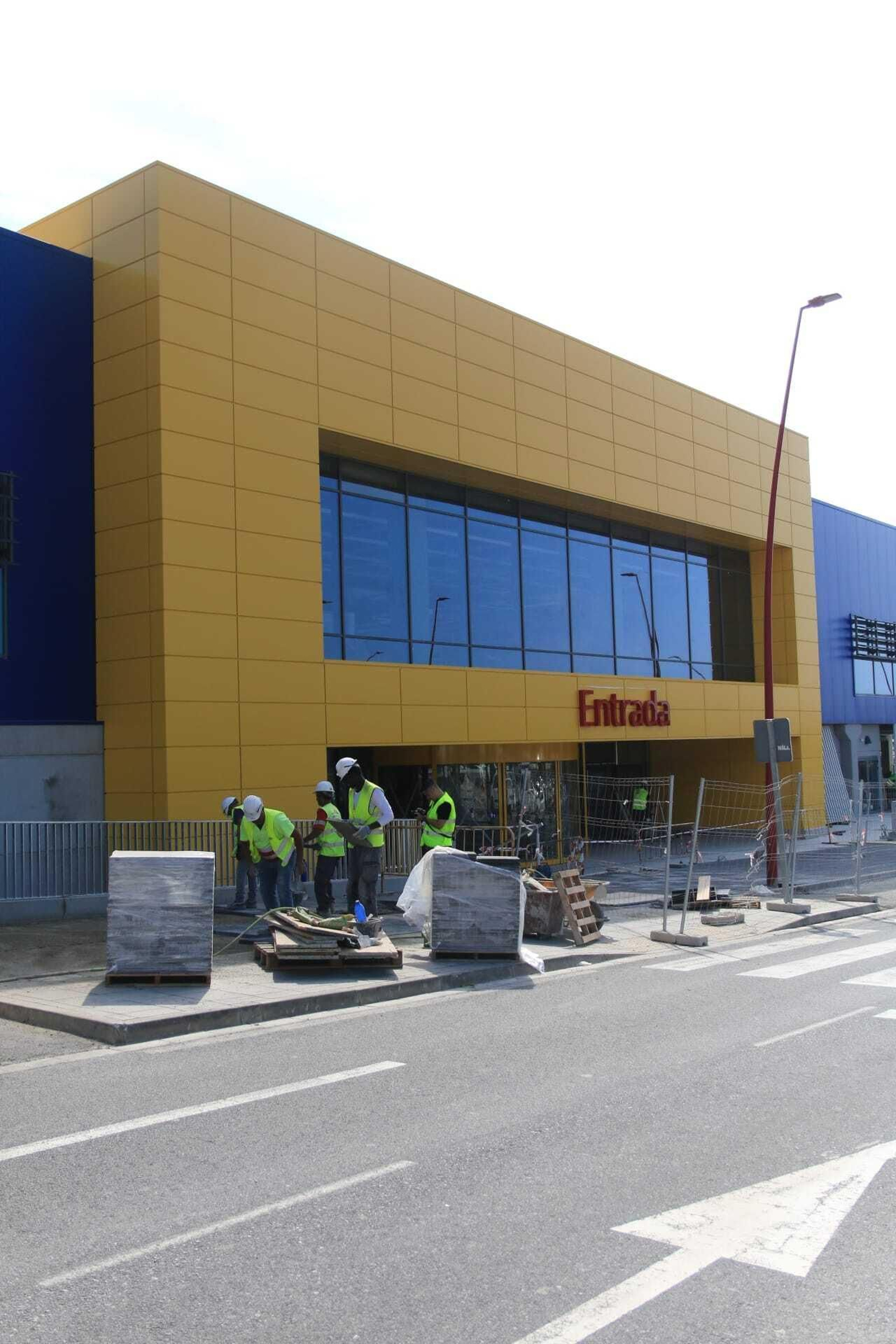 Las imágenes de cómo avanzan las obras de IKEA Almería