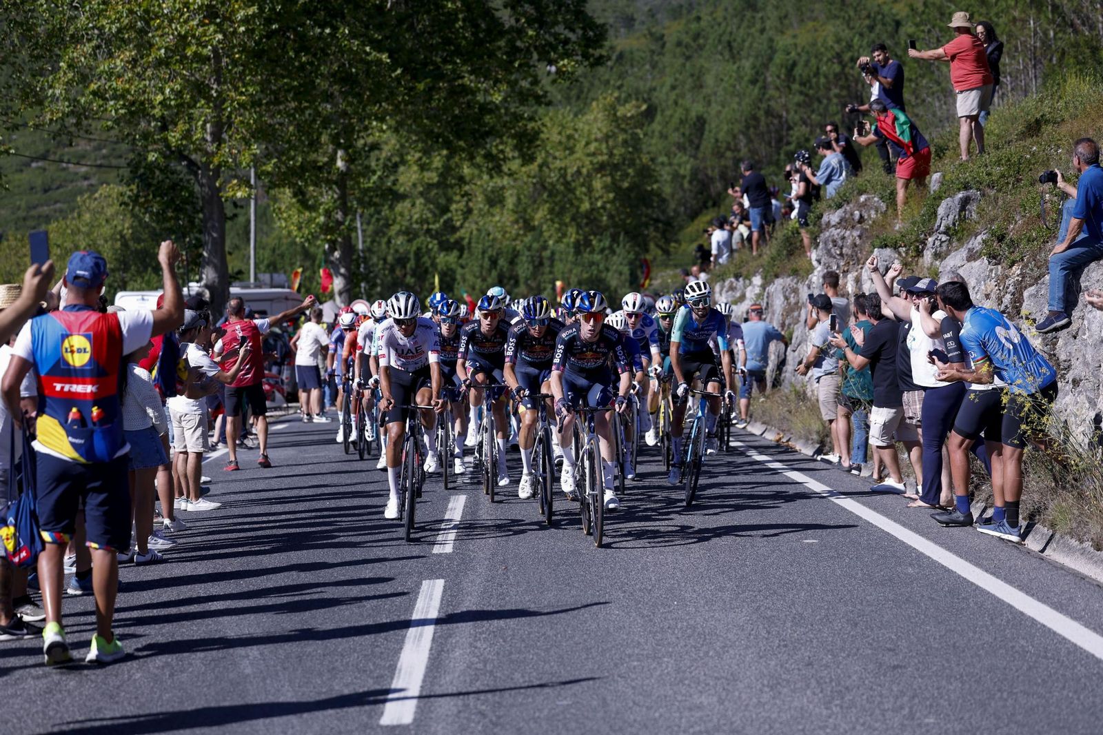 Luis Ángel Maté, protagonista en la fuga de la Vuelta a España