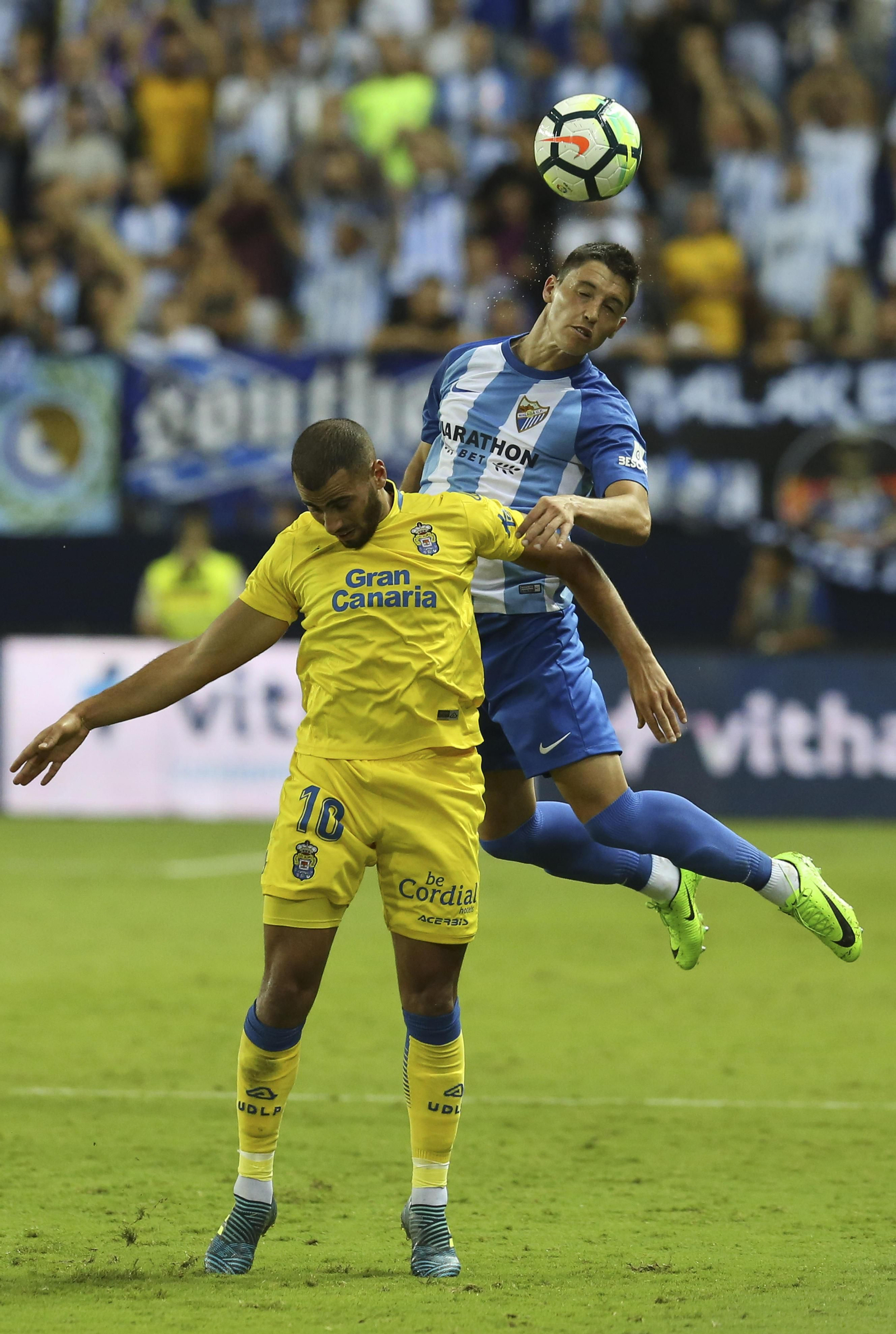 El Málaga CF-Las Palmas, en imágenes