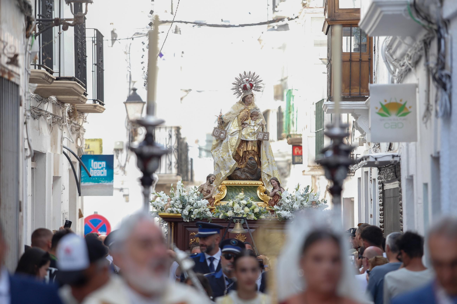 Fervor en Tarifa por la Virgen del Carmen