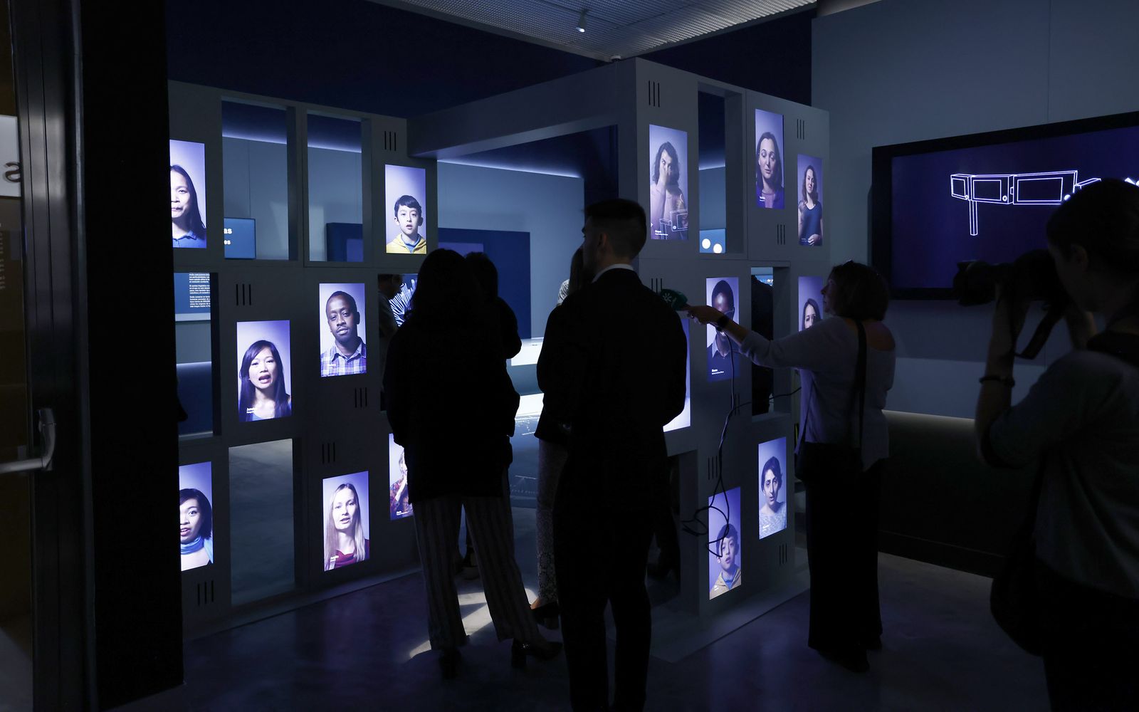 Las imágenes de la exposición interactiva “Talking Brains”