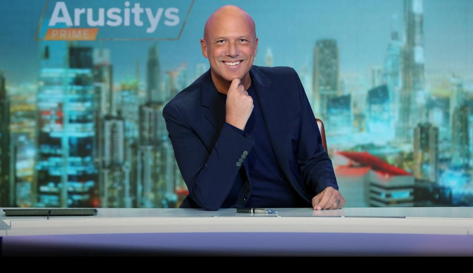 Alfonso Arús en el plató de su nuevo 'Arusitys Prime'