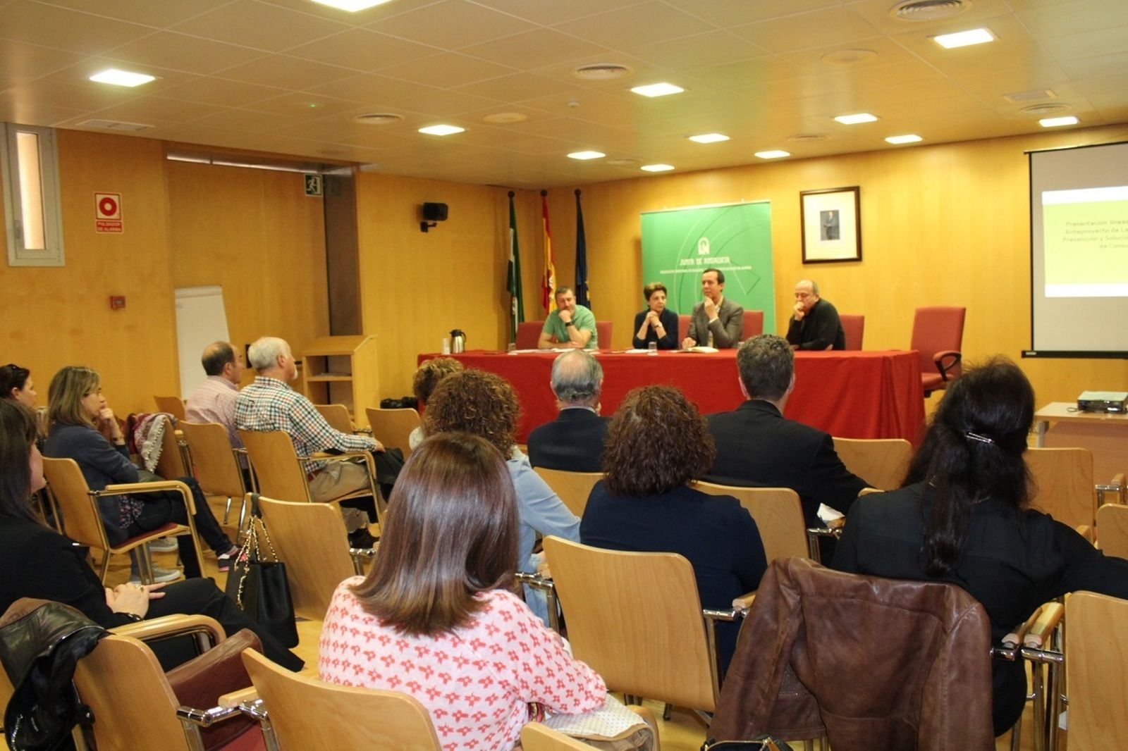 Jornada de presentación del anteproyecto de la nueva norma en la Delegación de Salud de la Junta en Almería.
