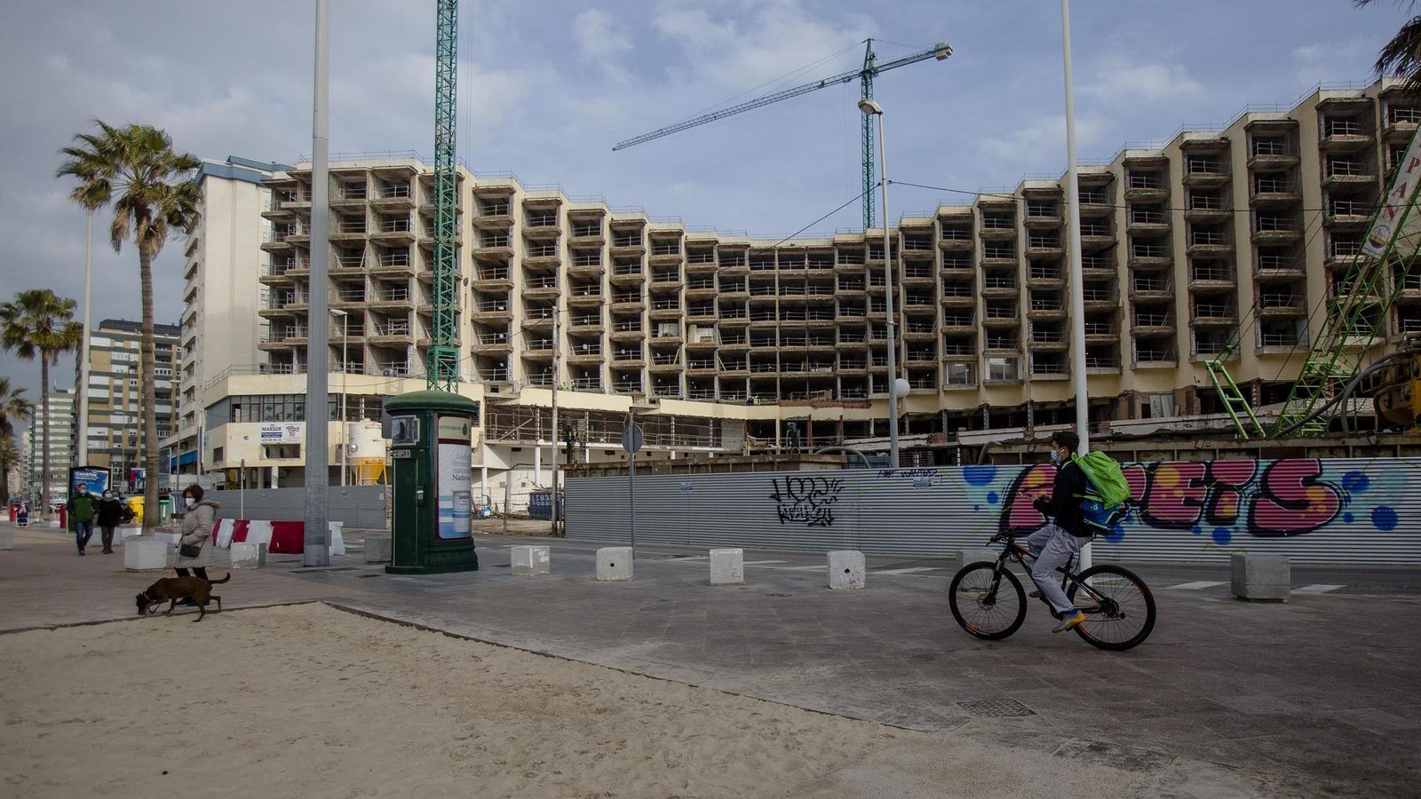 Obras en la antigua residencia de Tiempo Libre.