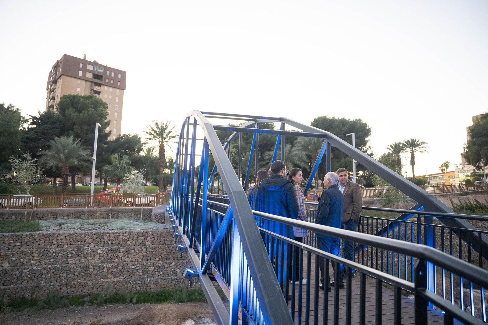 Las imágenes de la inauguración de la primera fase de la adecuación de la Rambla San Antonio de Aguadulce