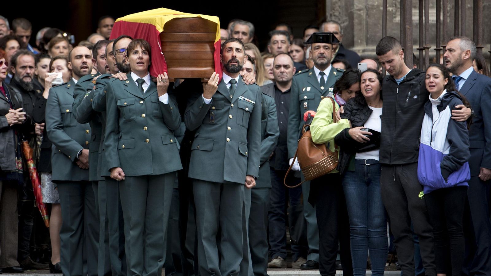 Imagen de archivo de la misa funeral en la Catedral de Granada por el guardia civil fallecido tras ser disparado en Huétor Vega