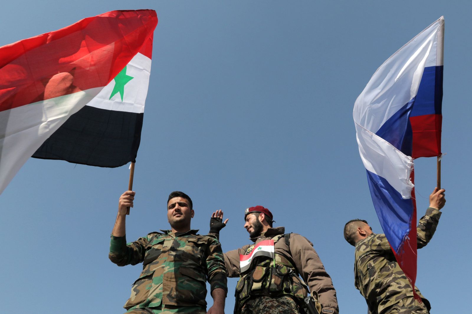 Las imágenes del bombardeo a Siria