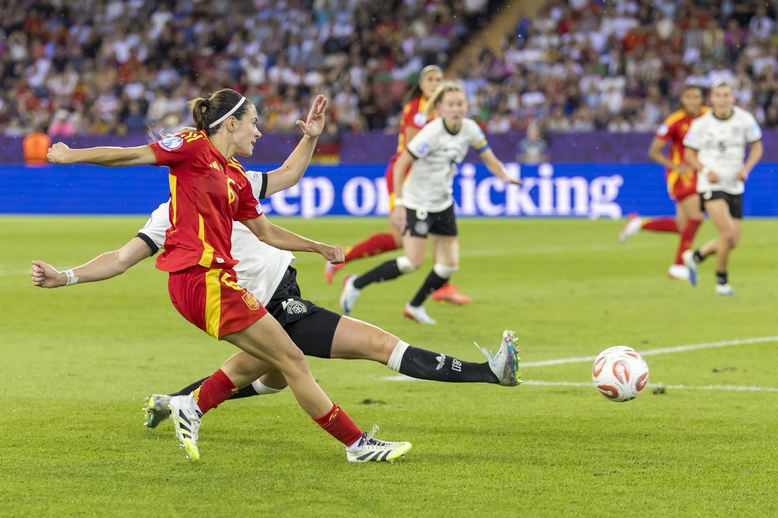 Las mejores imágenes del pase a la final de España ante Alemania en la Eurocopa femenina