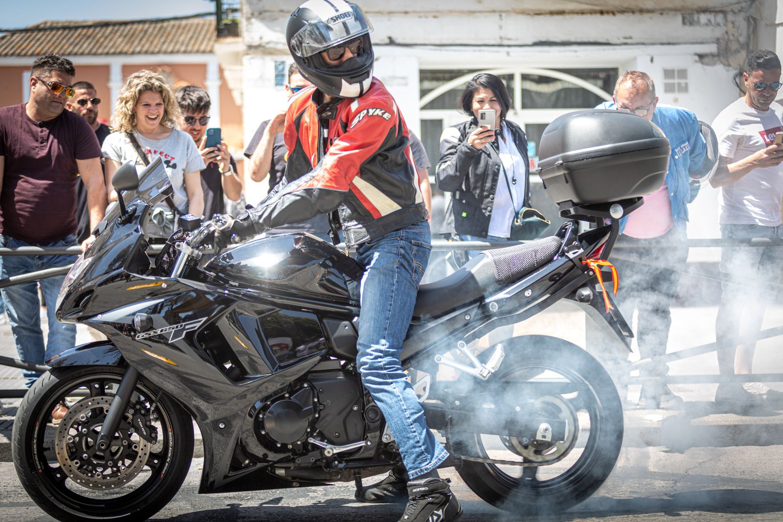 Imágenes de la motorada en El Puerto