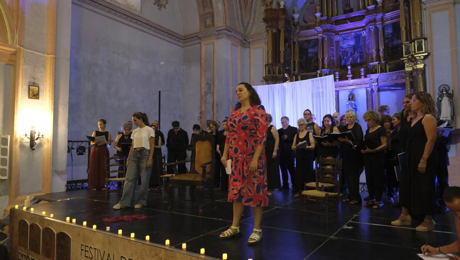 Ensayo general de la ópera de la academia musical de Vélez Blanco, en imágenes