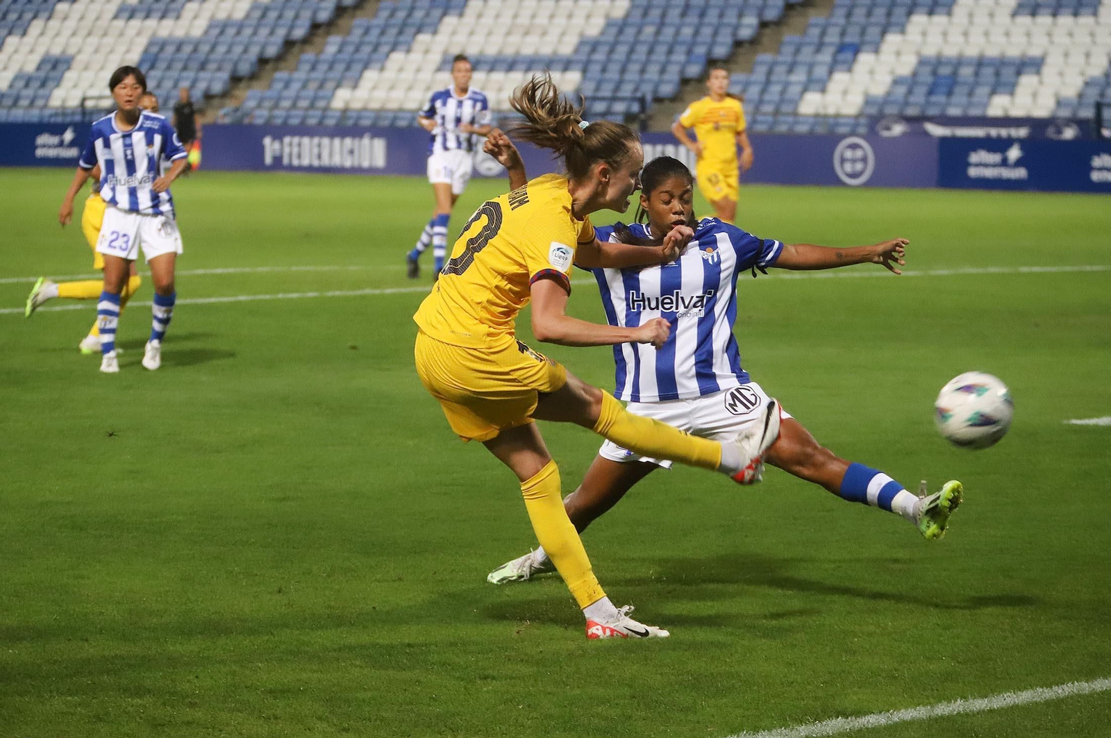 Imágenes del Sporting de Huelva-FC Barcelona
