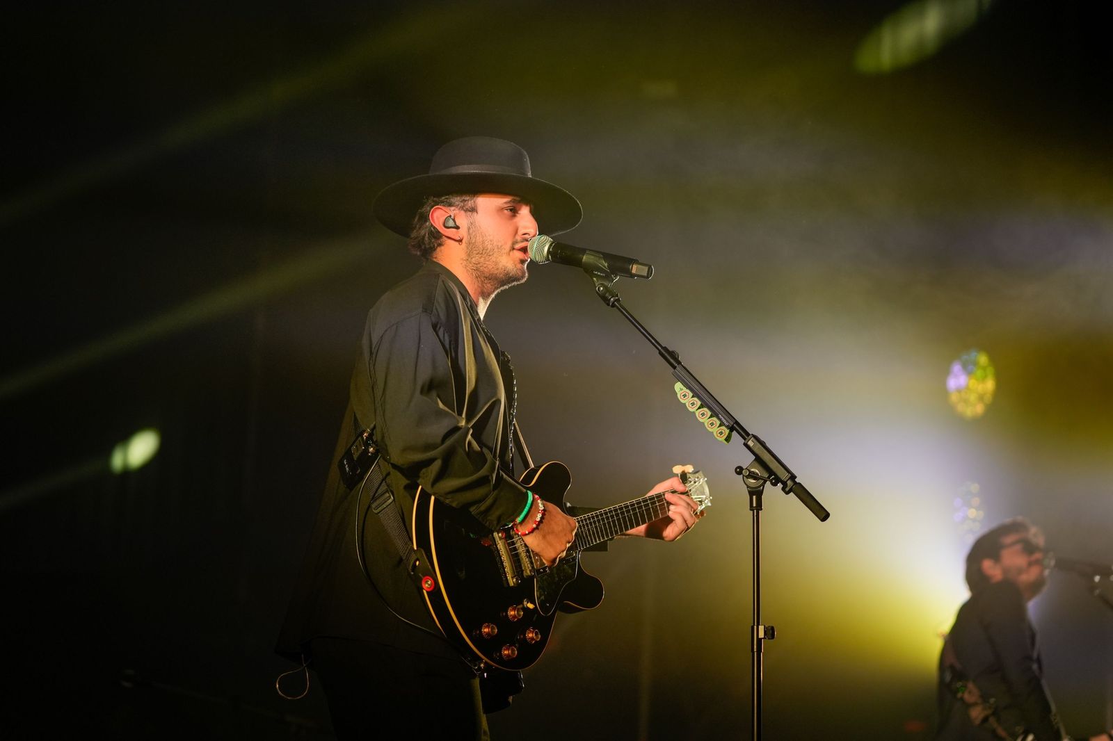 Actuación del grupo colombiano Morat en la Plaza de España.