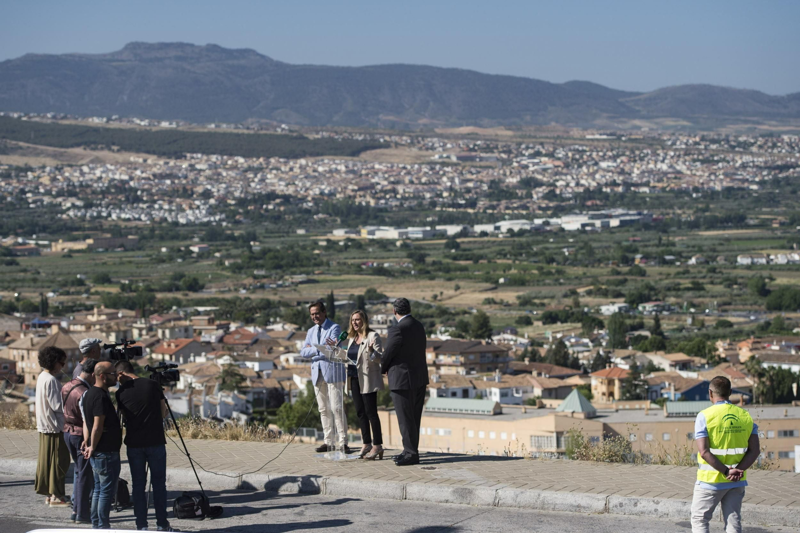 Rueda de prensa de Marifrán Carazo en el Serrallo.