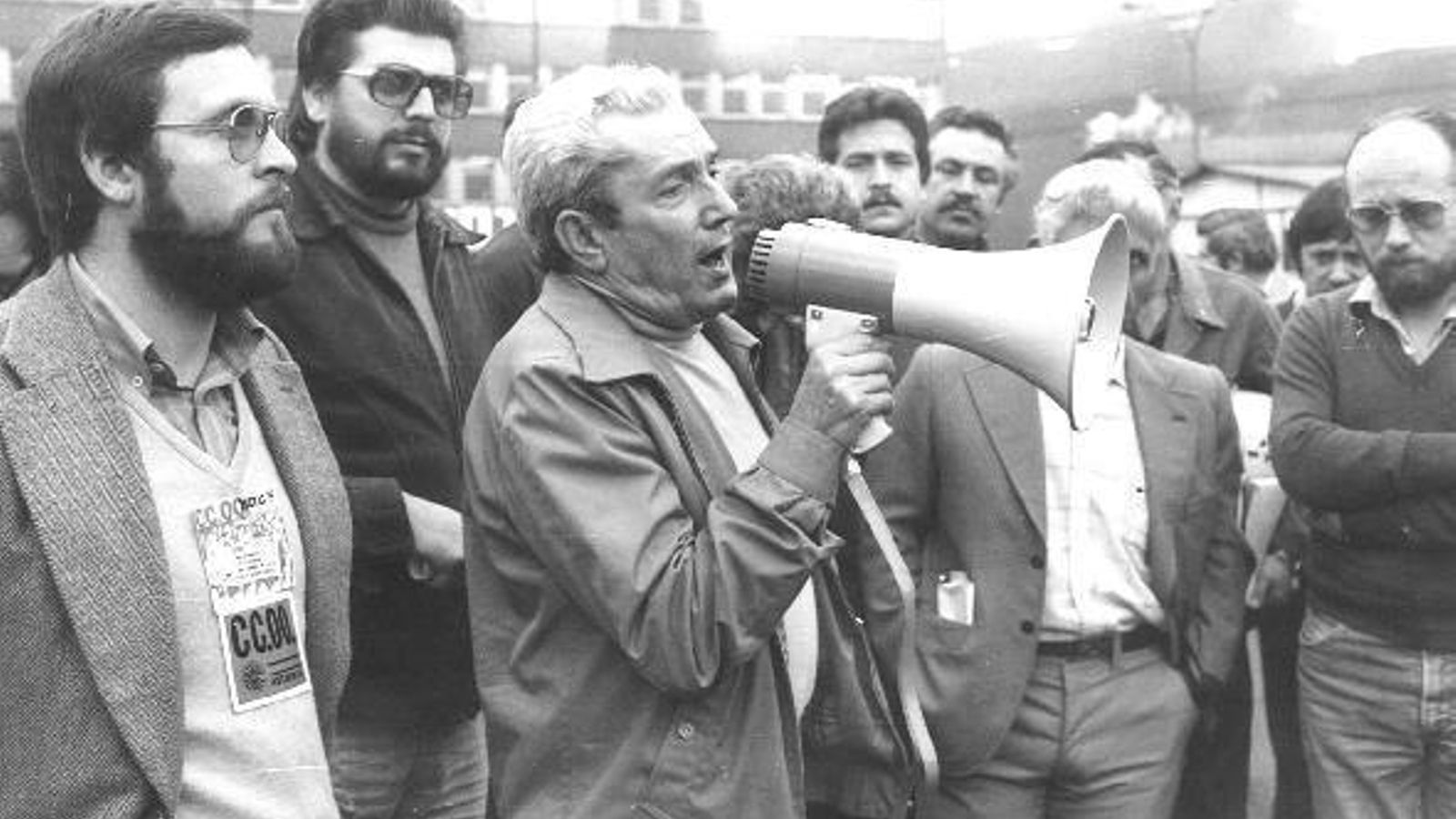Marcelino Camacho, uno de los condenados por el TOP.