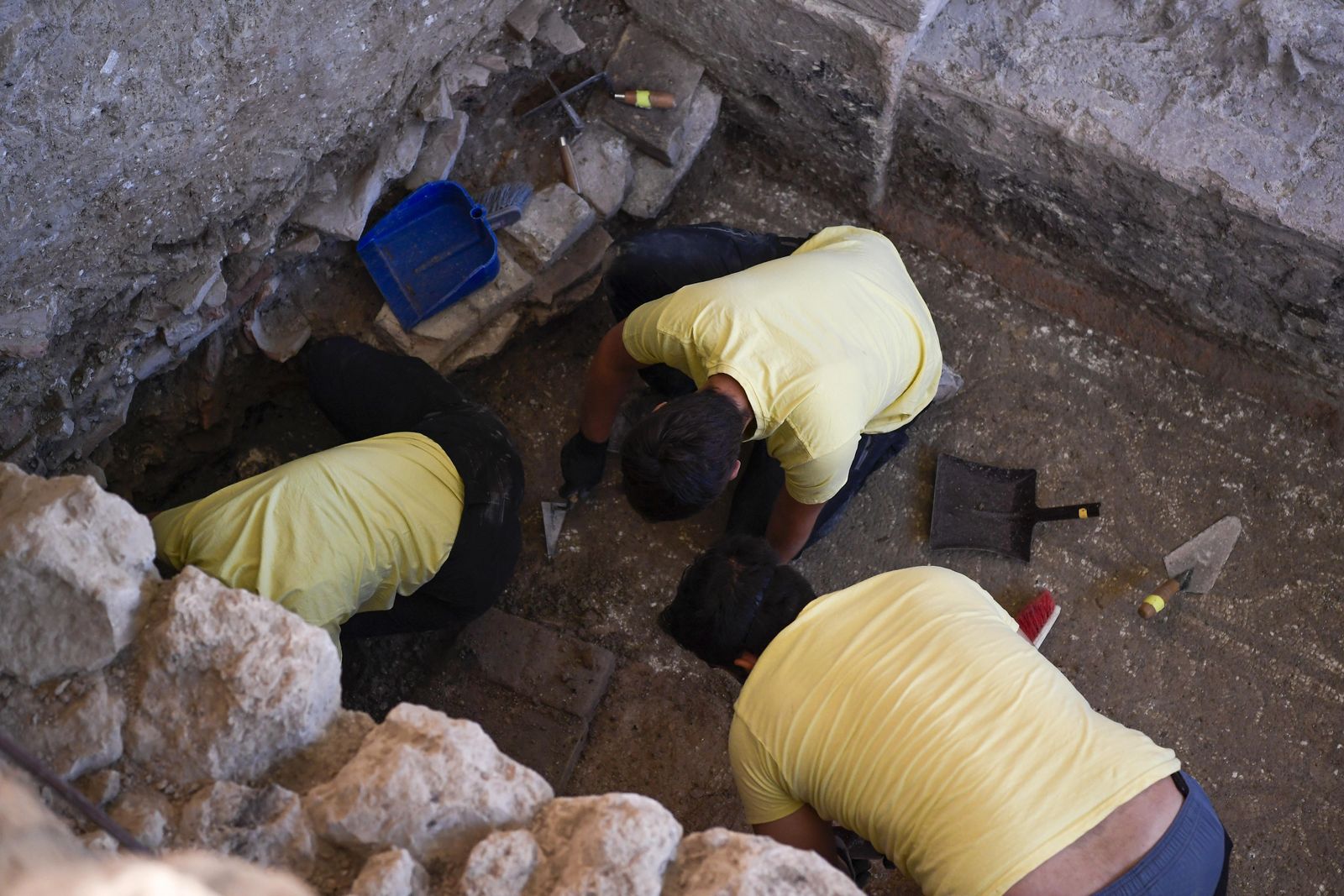Imagen de archivo de una excavación en una villa romana