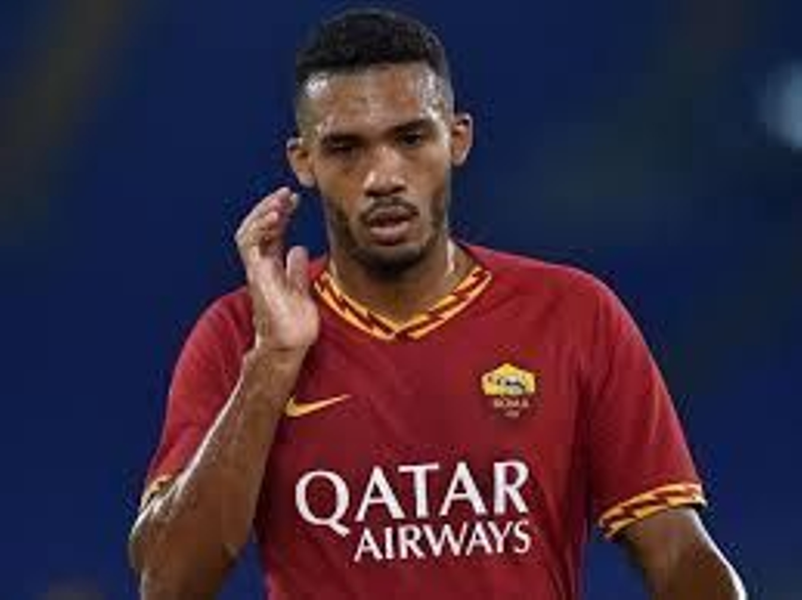 Juan Jesus, durante un partido con la Roma.