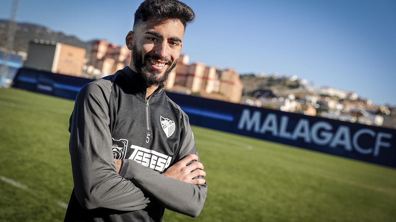 Juande Rivas, jugador del Málaga CF.