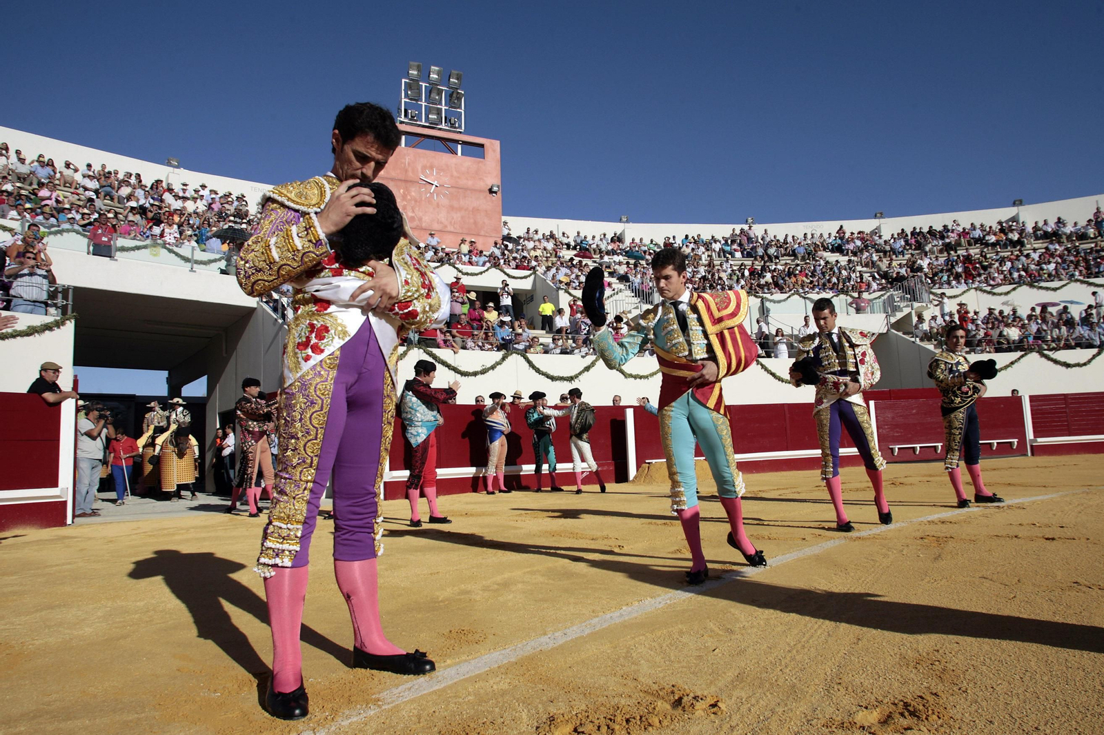 Imagen de la plaza de Utrera el día de su inauguración.