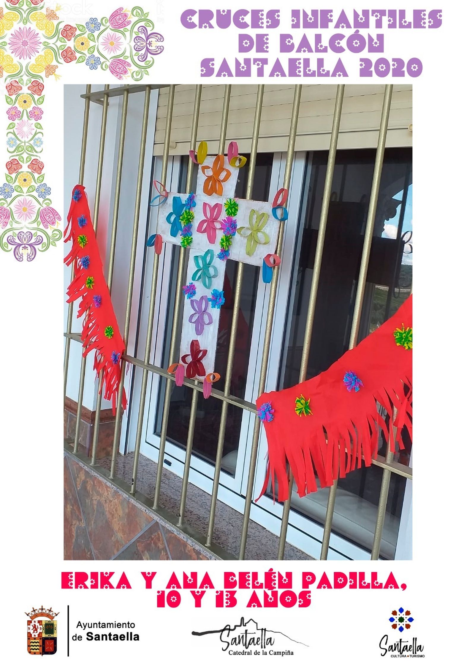 Así son las Cruces de Mayo de los niños de Santaella