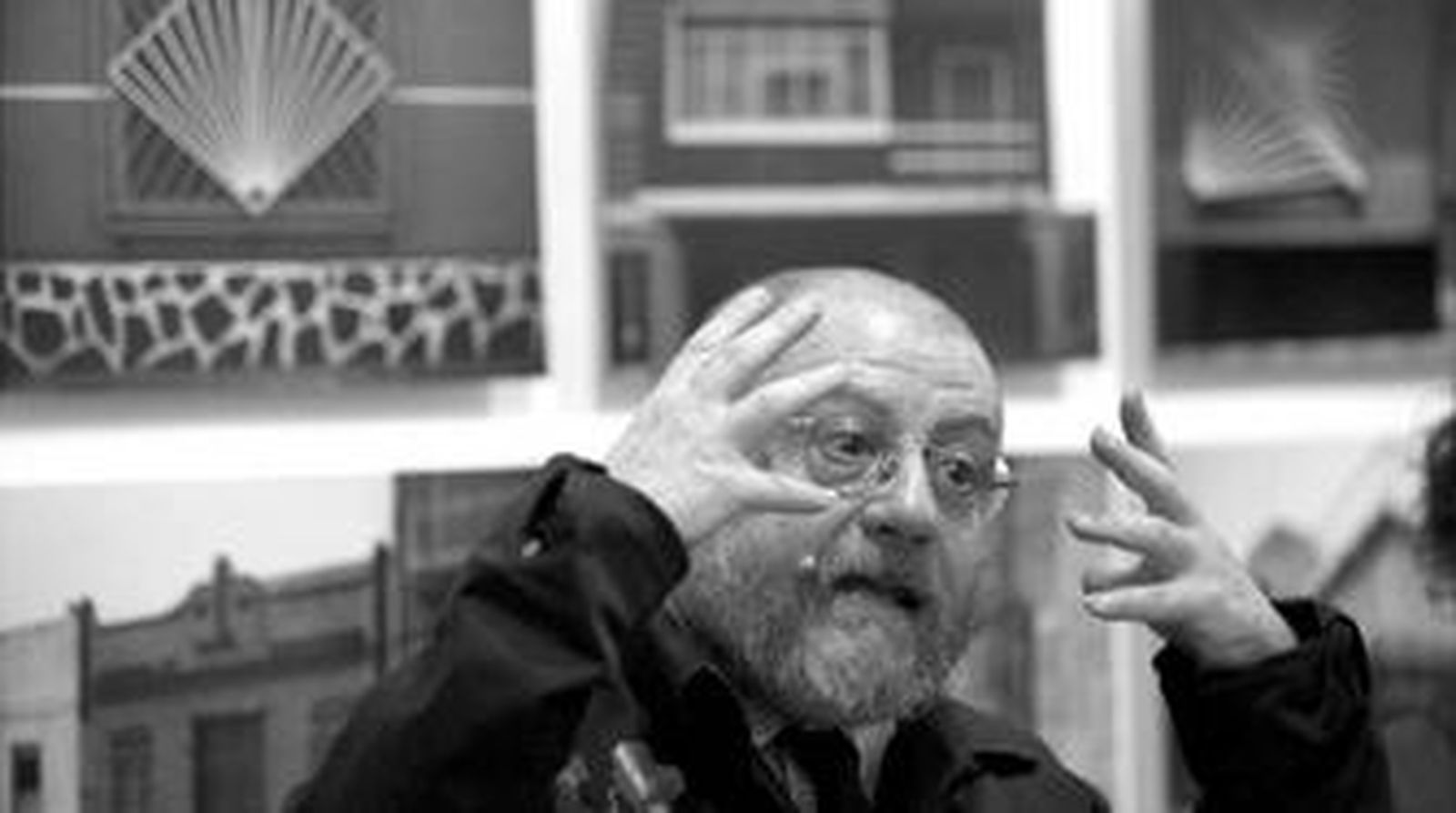 Guillermo Pérez Villalta, ayer en la Sala Rivadavia.