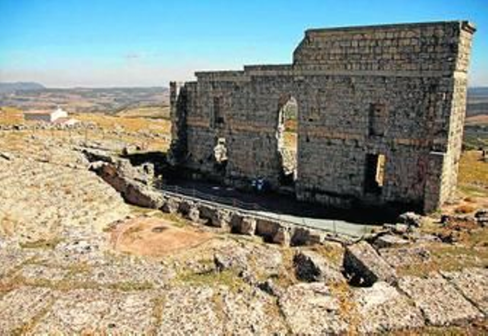 Imagen de los restos del yacimiento de Acinipo, en Ronda.