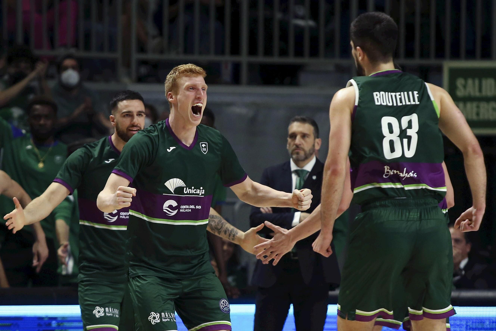 Alberto Díaz, en el partido contra el Baxi Manresa.