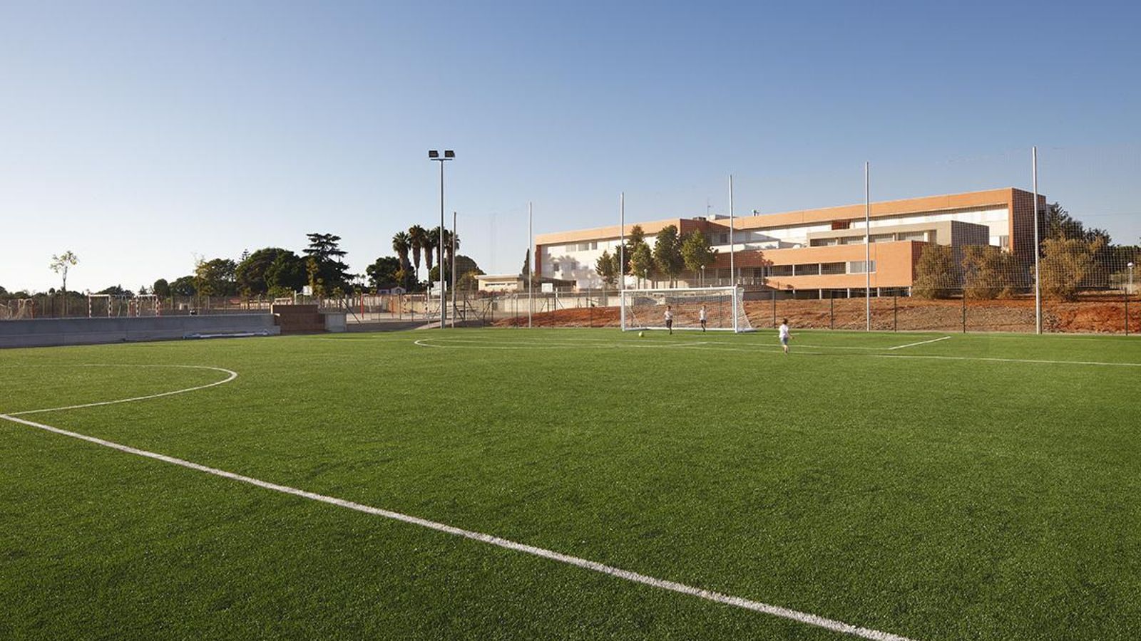 Campo de fútbol.