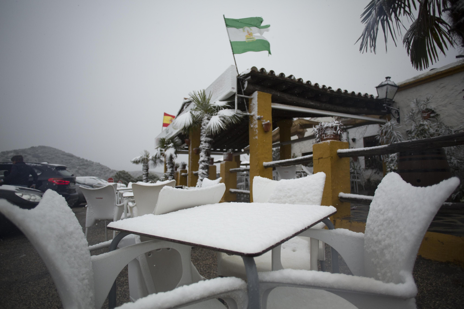 Fotos de la nieve en Ronda