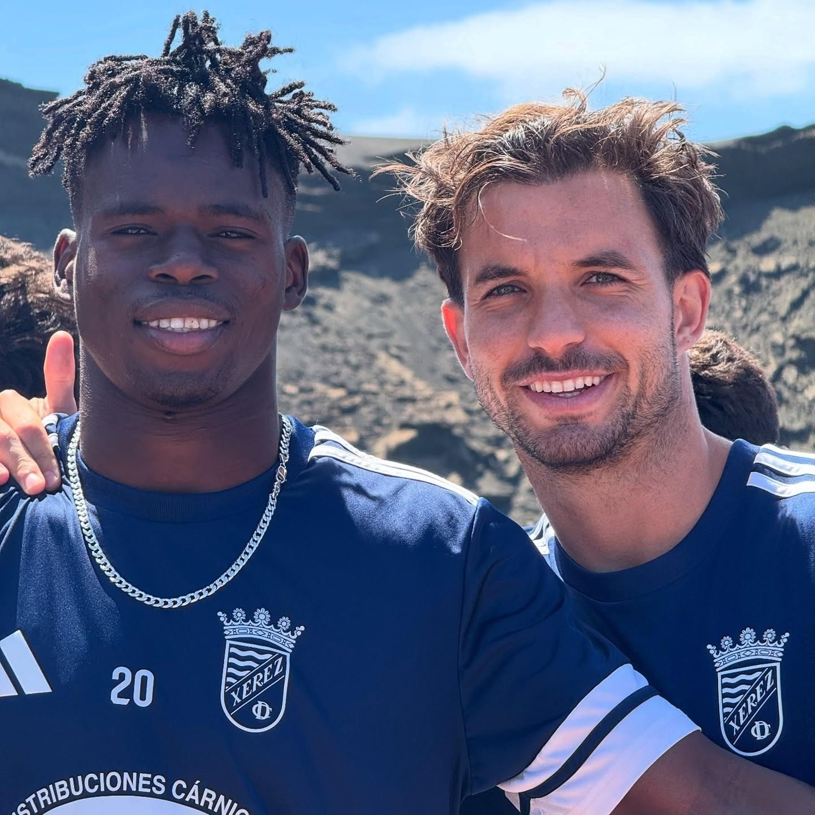 Visita del Xerez CD al Parque del Timanfaya