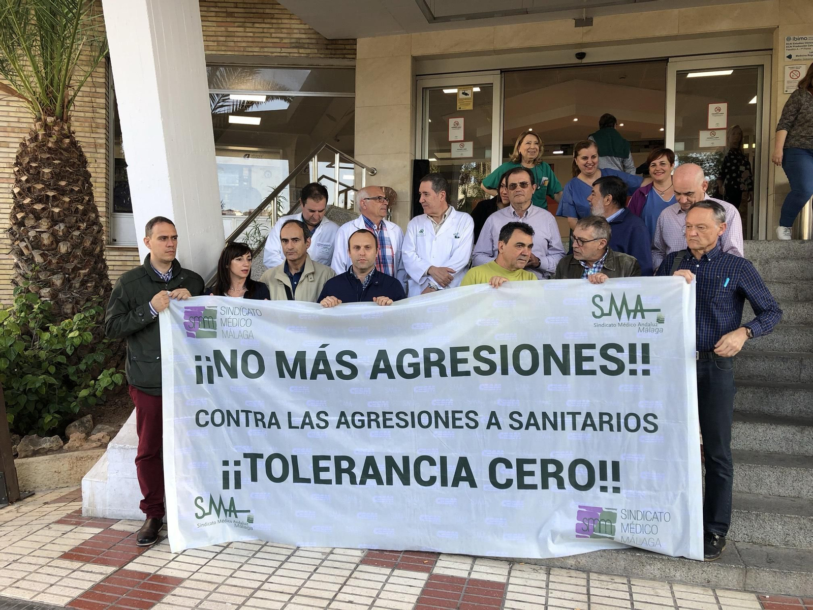 Concentración por una agresión, en una imagen de archivo.