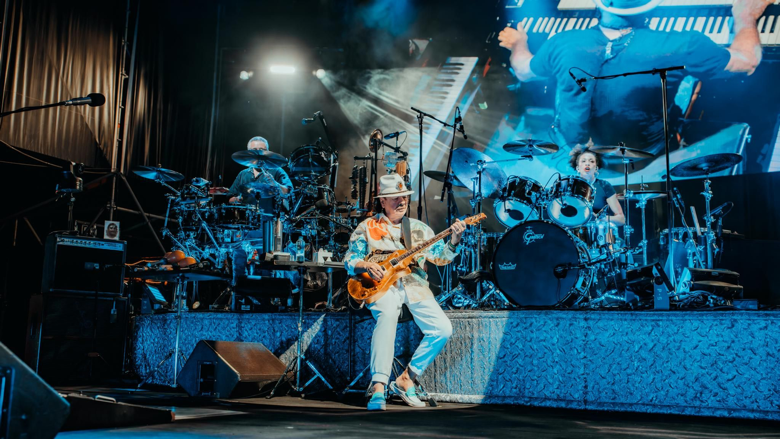 Las imágenes del concierto de Carlos Santana en Tío Pepe Festival en Jerez