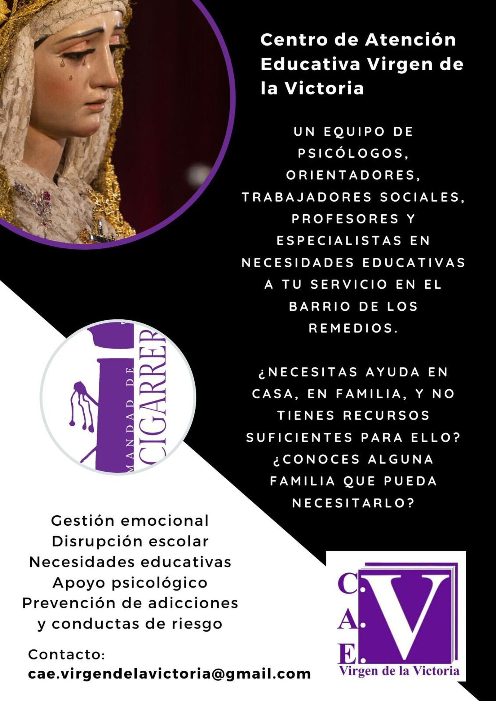Todas las posibilidades que ofrece el CAE Virgen de la Victoria