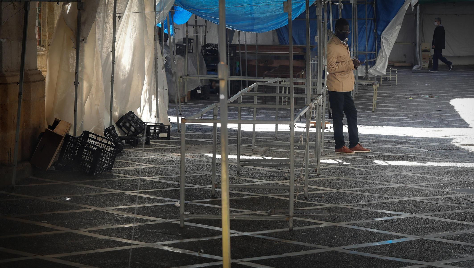 Coronavirus, imágenes del primer día de cierre de la Hostelería y comercios no esenciales en Jerez