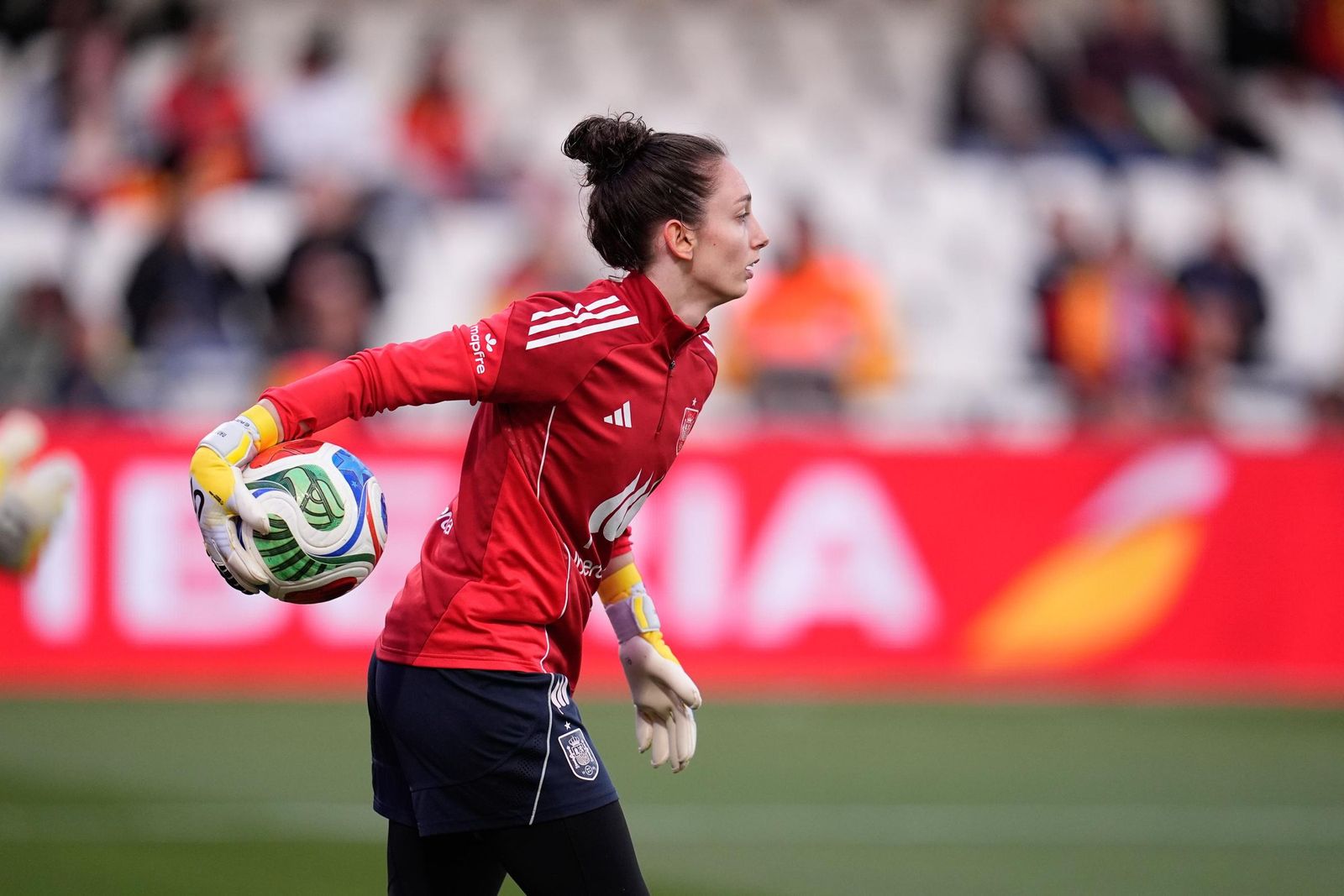 Las fotos del España-Islandia de fútbol femenino