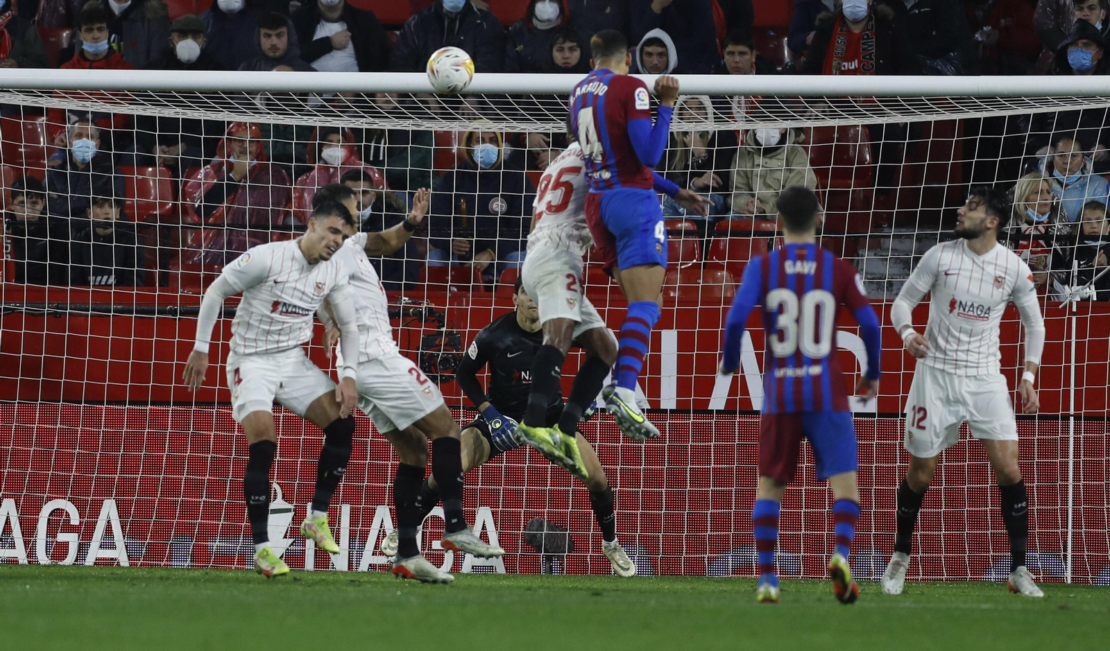 Las imágenes del Sevilla fc-Barcelona