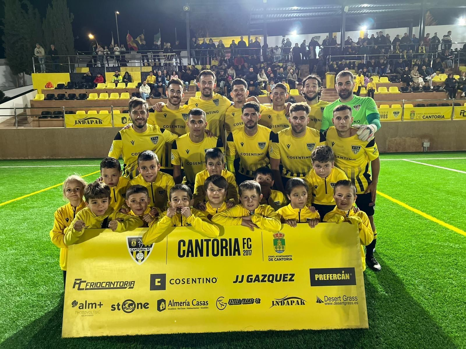 Once presentado por el Cantoria en su encuentro de la pasada jornada disputado frente al Loja en Los Olivos.