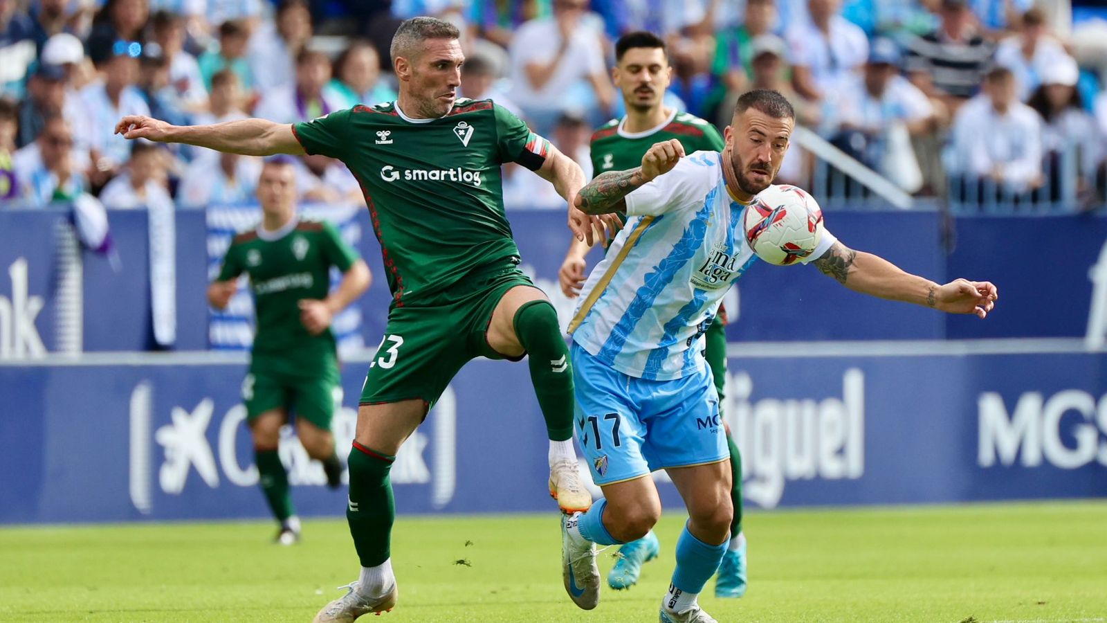 El Málaga CF - Eibar, en fotos