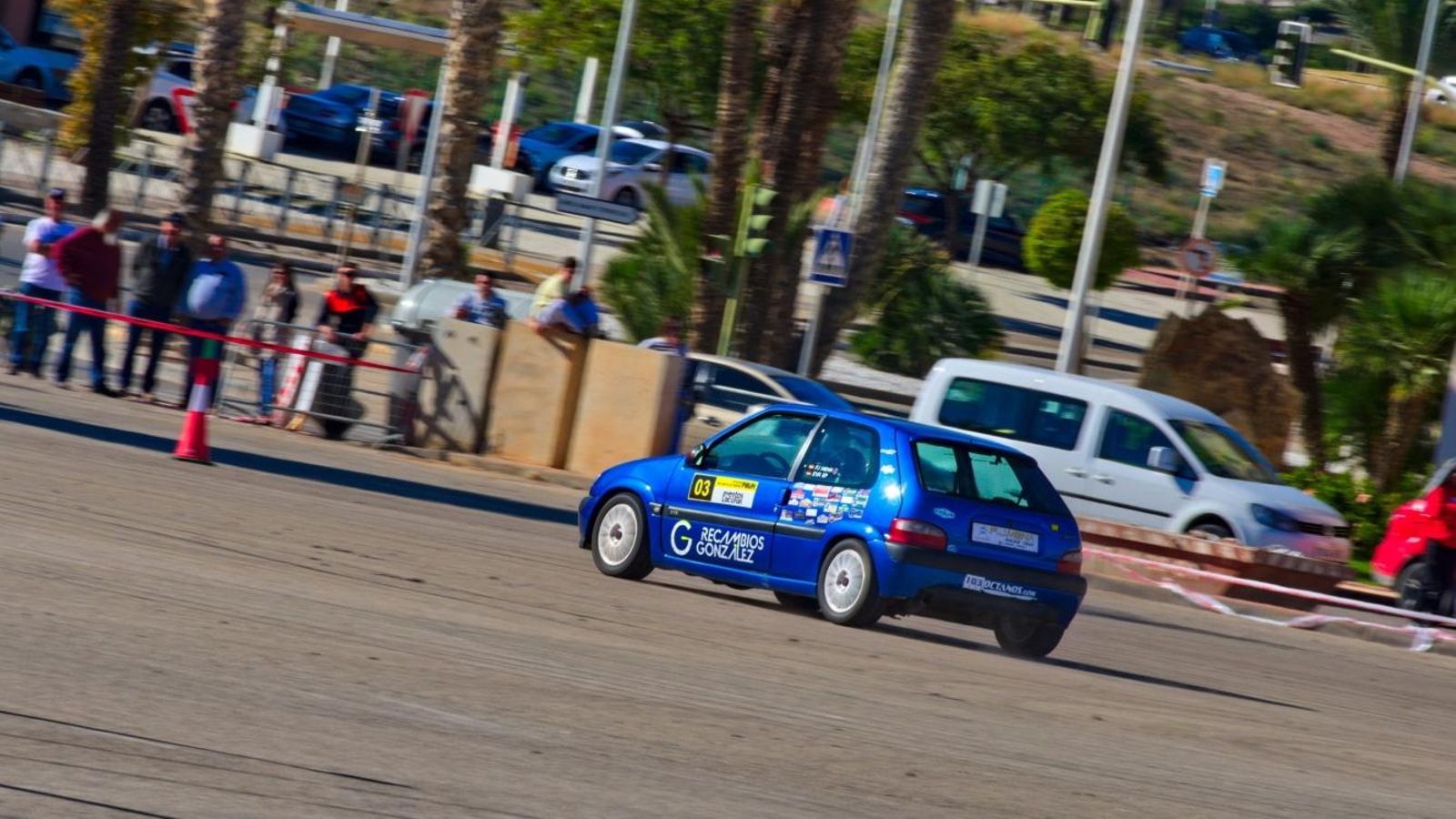 Mena Fabero se impuso en esta prueba a los mandos de su Citroen Saxo VTS.