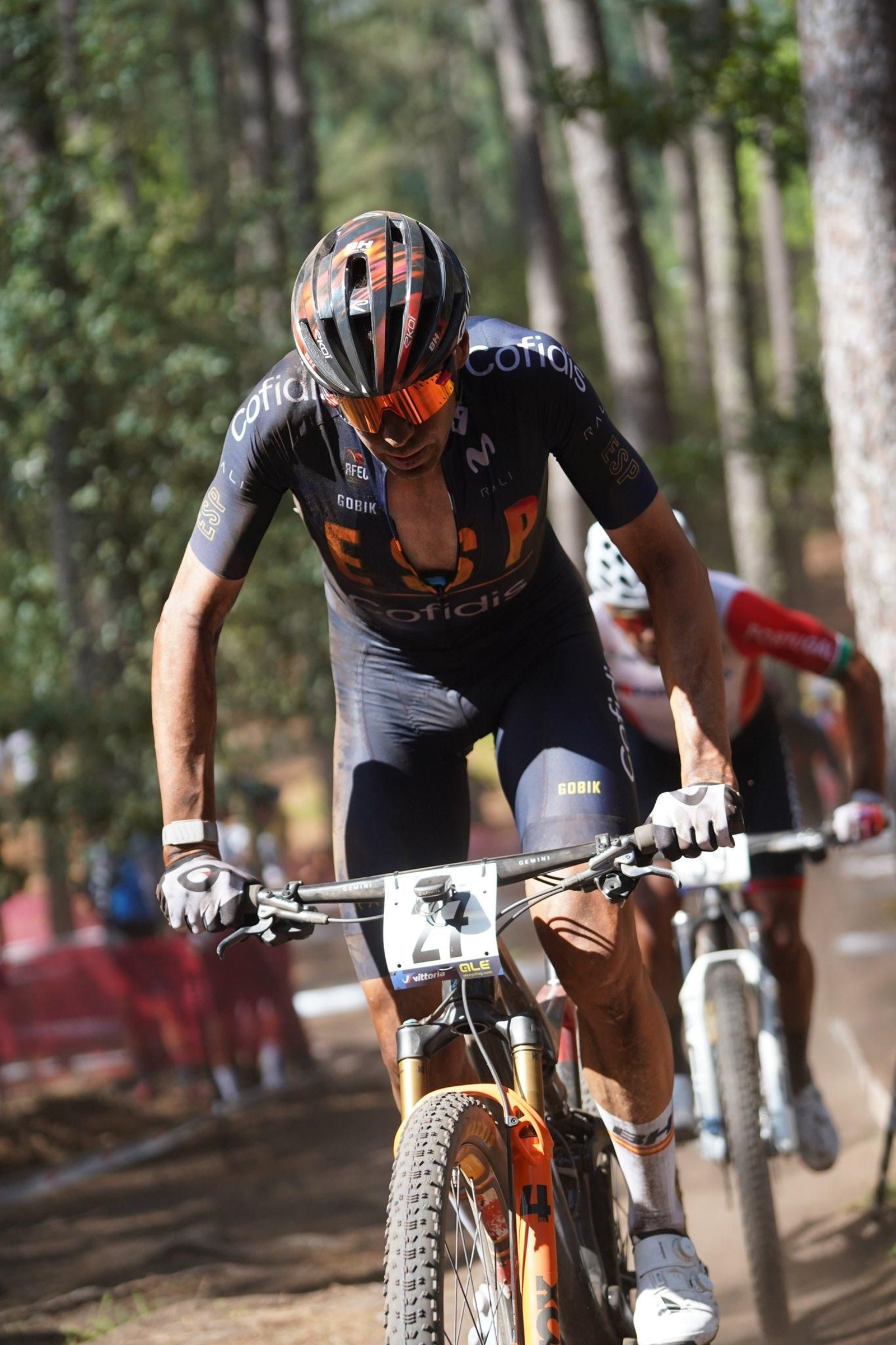 David Valero, durante la prueba de este domingo