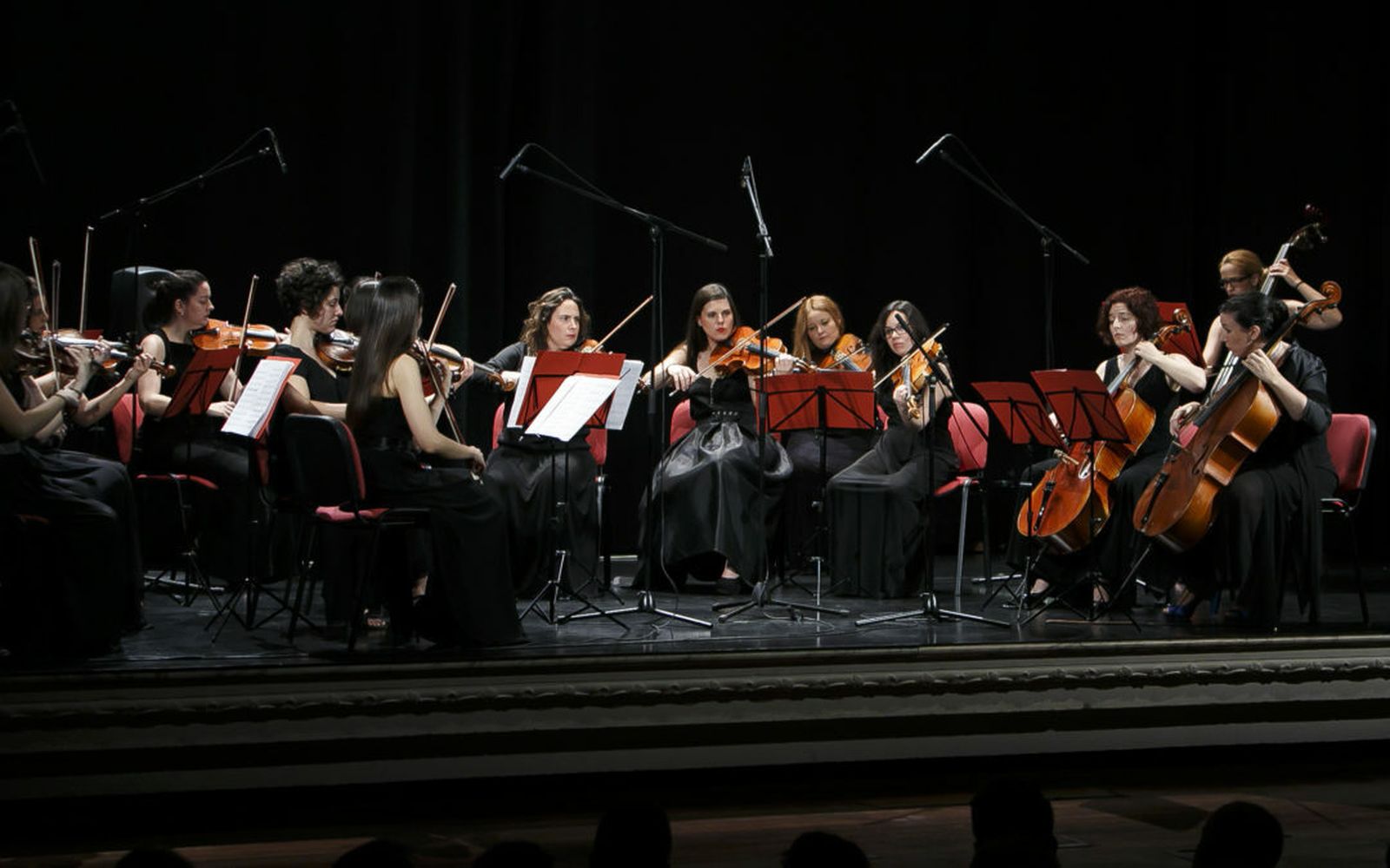 La orquesta de mujeres Almaclara, en una imagen de archivo.