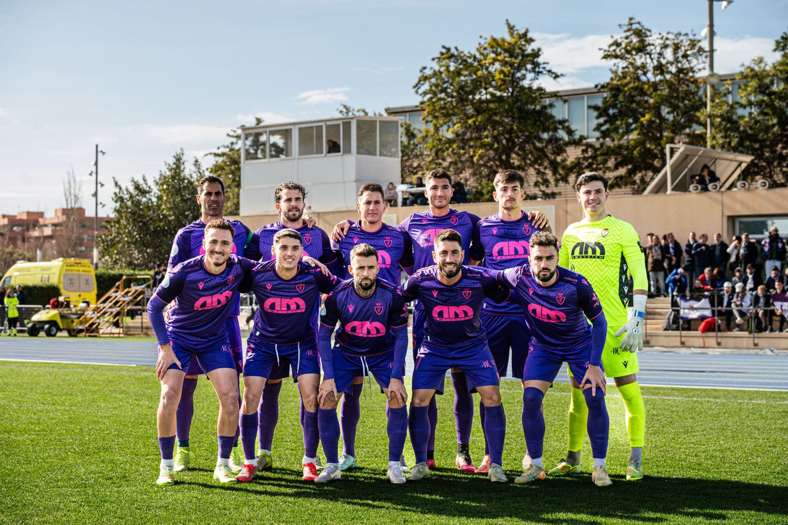 Alineación inicial del Real Jaén en Almería.