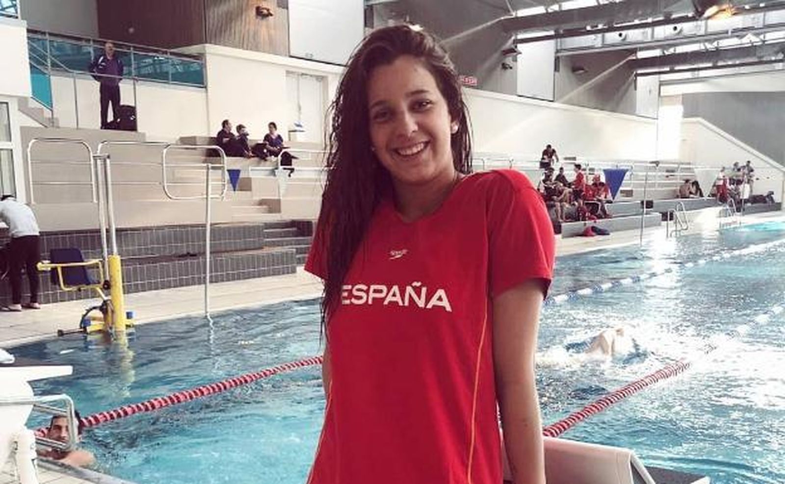 María de Valdés, en una convocatoria con España.